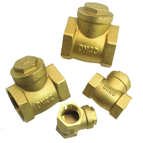 Hot selling valve check valve internal thread thickened one-way valve check valve water pipe water meter 59-1 copper horizontal check valve