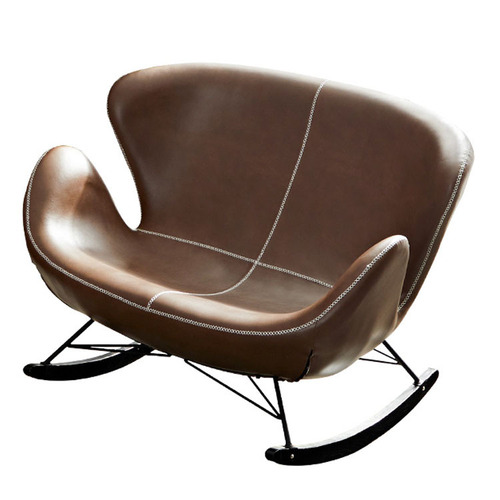 Italian Minimalist Leisure Rocking Chair Living Room Balcony Home Use Leisure Single Snail Sofa Chair Bedroom Lazy Person Designer