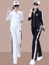 2024春秋季新款女士运动服套装休闲时尚卫衣两件套小个子洋气减龄