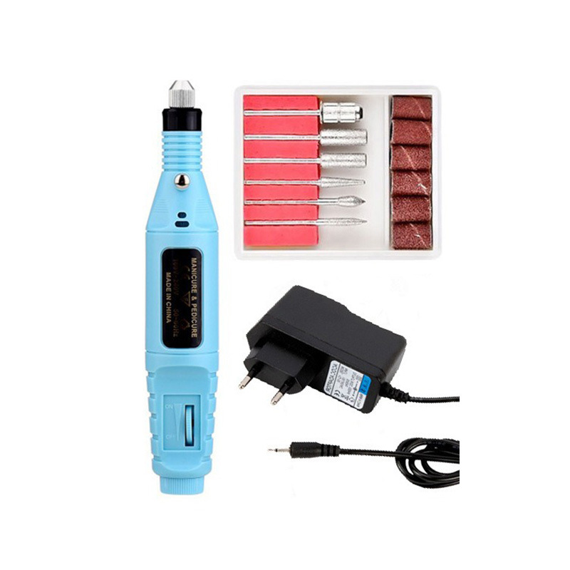 Máquina de pulido de uñas portátil USB tipo pluma herramienta de uñas eléctrica removedor de esmalte de uñas removedor de piel muerta transfronteriza