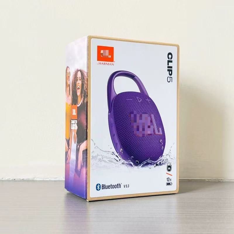 Cross-Border Hot-Selling Clip5 Small Speaker Portable Outdoor Waterproof Card-Insertable Mini Bass Wireless Bluetooth Speaker Cross-Border Hot-Selling Clip5 Small Speaker Portable Outdoor Waterproof Card-Insertable Mini Bass Wireless Bluetooth Speaker
