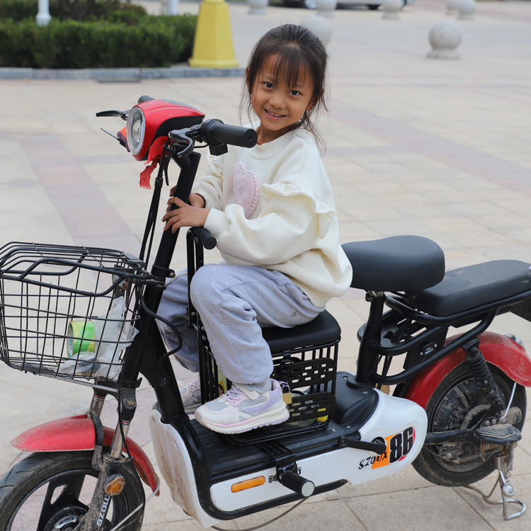 Suitable for Electric Vehicles, Child Seats, Baby Seats, Infant Seats, Electric Scooters, Motorcycle Front Seats, with Storage Space
