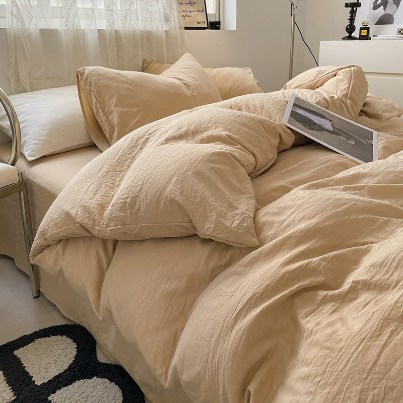 Постельный комплект — Spring bed linen, 3‑ или 4‑компонентный, ткань с мягкой кожей, различные размеры