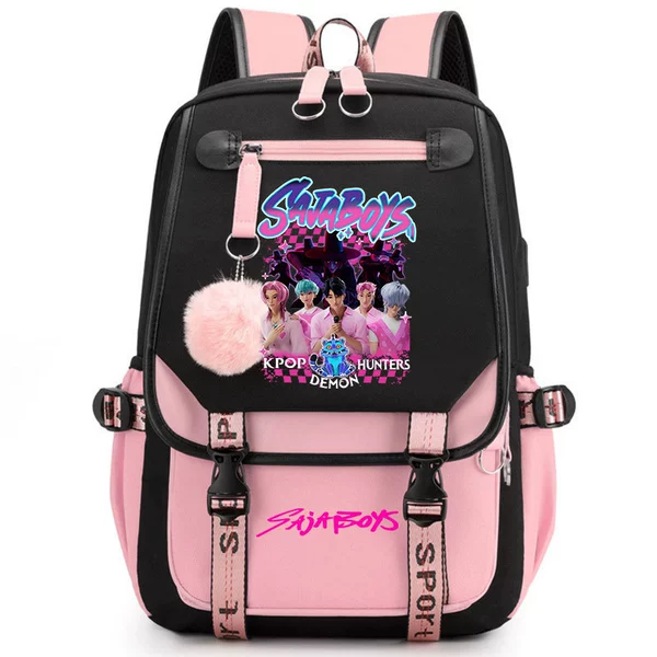 O style backpack/black pink witch hunter group 02