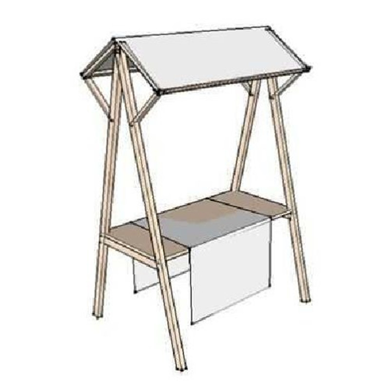 夜市屋台棚 マーケットブース 木製イベントシェルフ 屋外クリエイティブスナックカートディスプレイスタンド|undefined