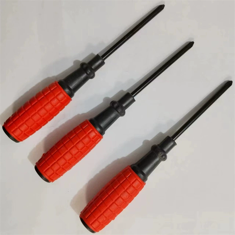 Производитель кукурузной ручки, красная отвертка 3inch красная ручная отвертка с громовой ручкой, отвертка