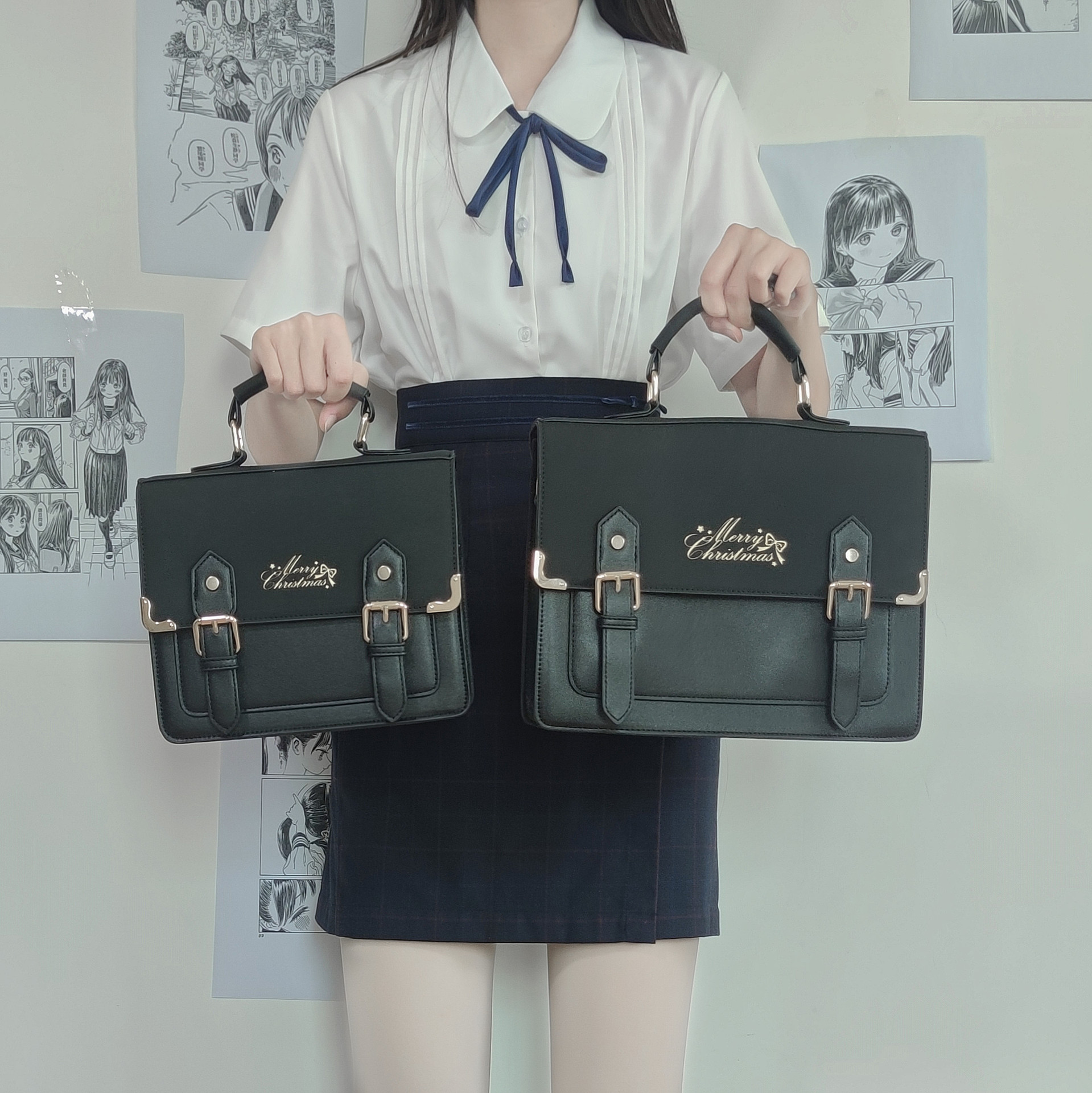新款剑桥包JK包制服包校供包斜挎手提双肩包圣诞包跨境外贸女包包-阿里巴巴