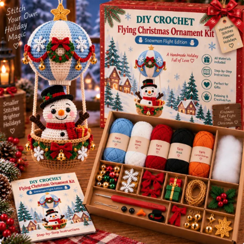 Flying Christmas DIY Crochet Kit Flying Christmas DIY Crochet Kit Flying Christmas DIY Crochet Kit Flying Christmas DIY Crochet Kit