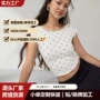 显瘦修身一字领辣妹上衣