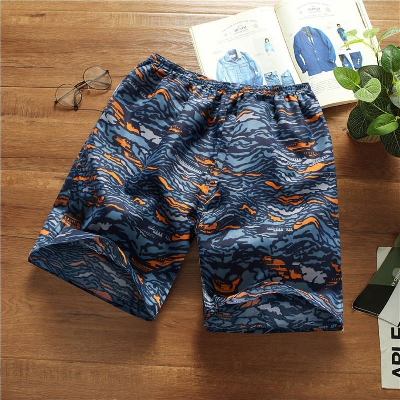 Pantaloncini sportivi estivi per il tempo libero, pantaloncini larghi 5/4 per l'estate alla moda, pantaloni da spiaggia da uomo 5/7/7 larghi e ad asciugatura rapida_voghion.com