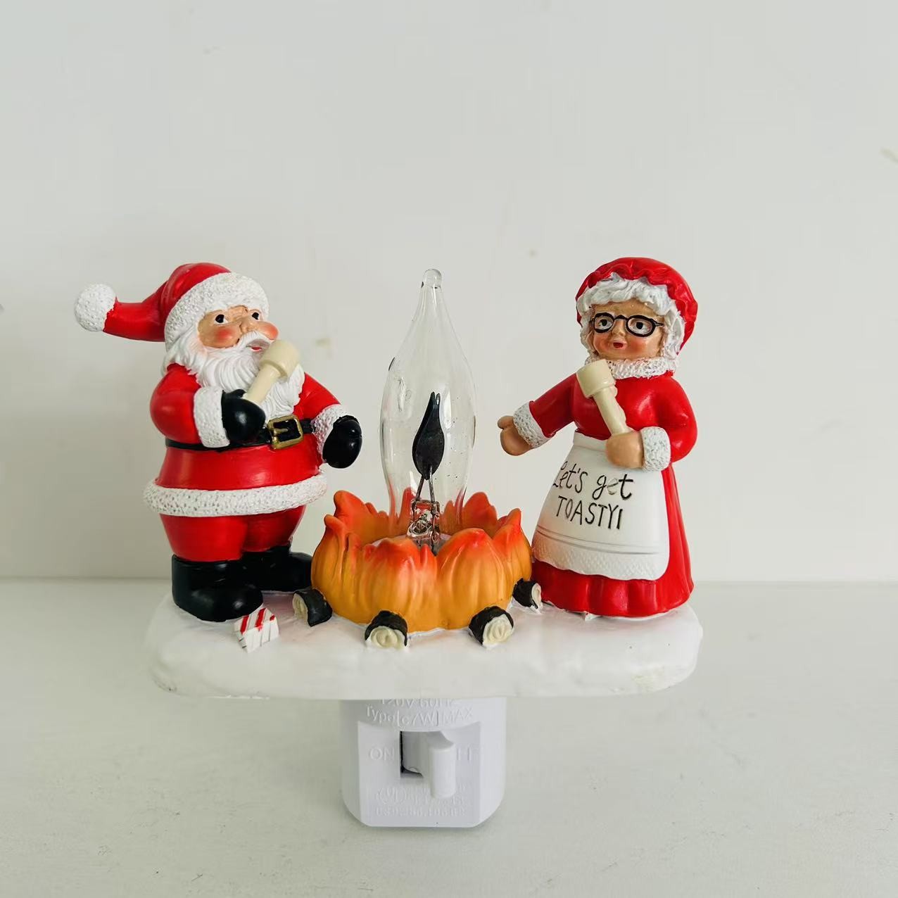  New Ghost Bonfire Party Night Light Resin Crafts Halloween Festive Atmosphere Decoration Ornaments