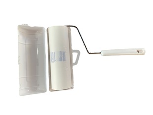 16cm electroplated sticky dust roller brush can be equipped with 60 tear sticky paper