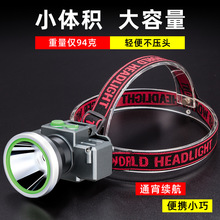 跨境强光头灯激光炮超强续航充电超亮远射头戴手电筒感应钓鱼夜钓