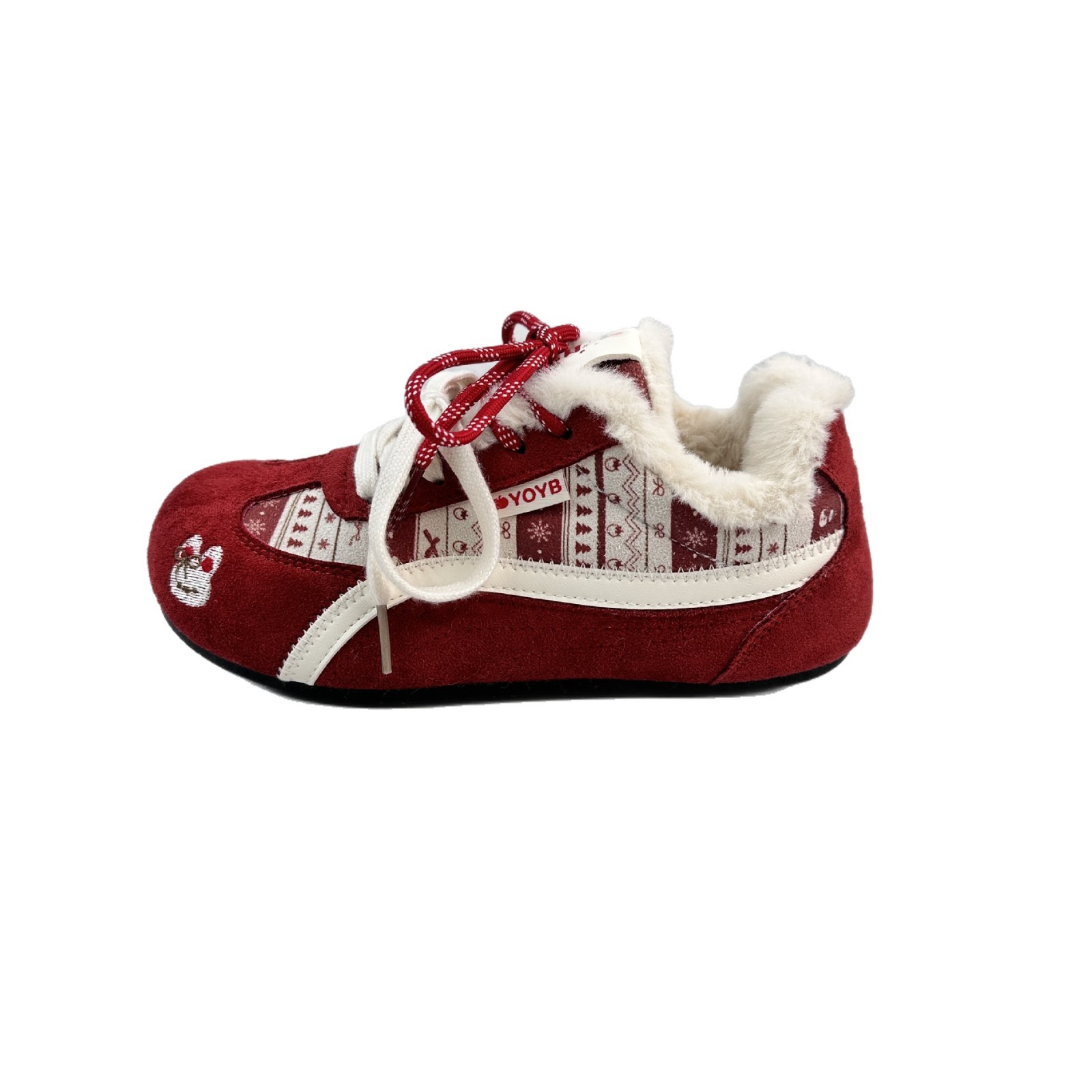 Farwave explosión de terciopelo caliente para mujeres 2025 invierno no congelación de pies zapatos de algodón retro retro retro N22110M