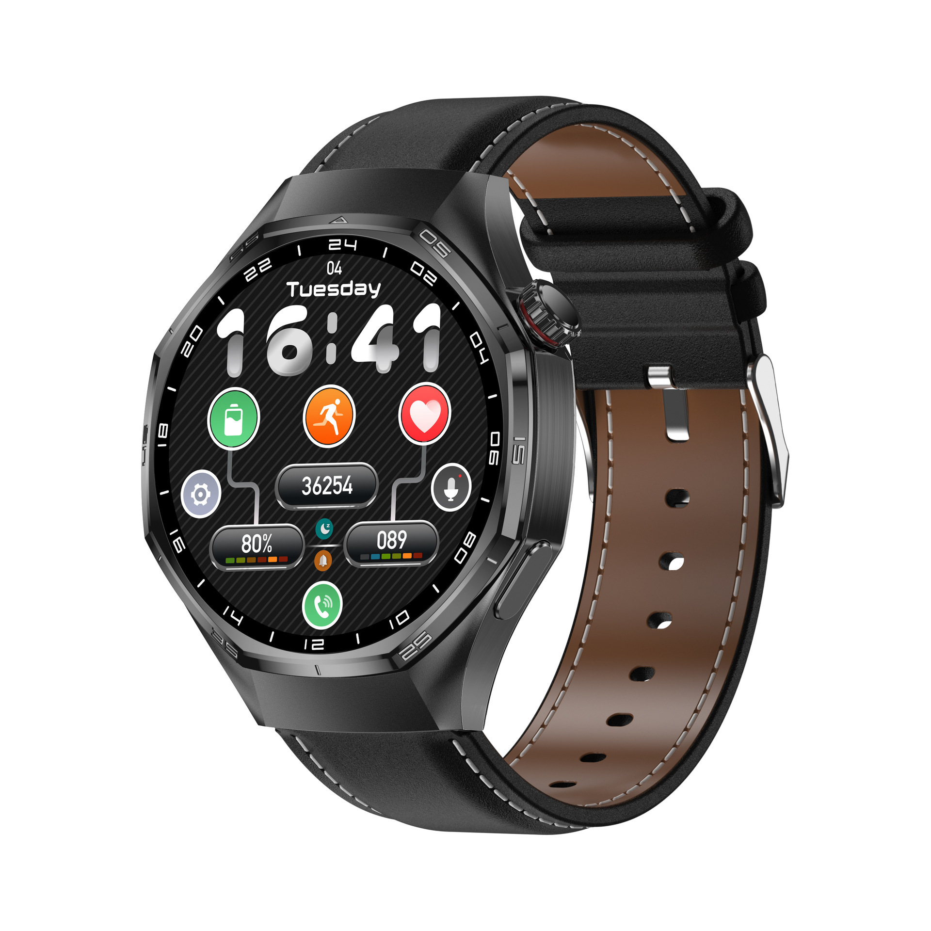 Watch6 Max Smartwatch Full Touchscreen Bluetooth Calling Heart Rate Blood Oxygen Monitoring Sedentary Reminders 1.5 Inch_voghion.com