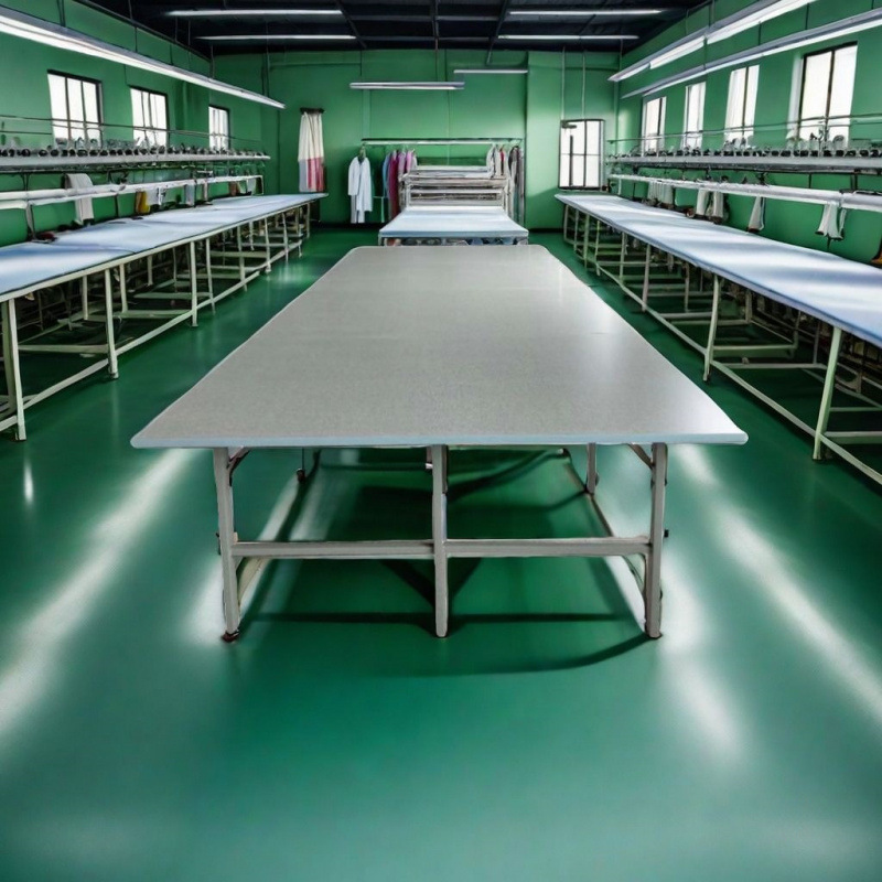 制衣厂服装裁剪台裁剪桌裁床台打包案板工作台组合裁布台检验桌子