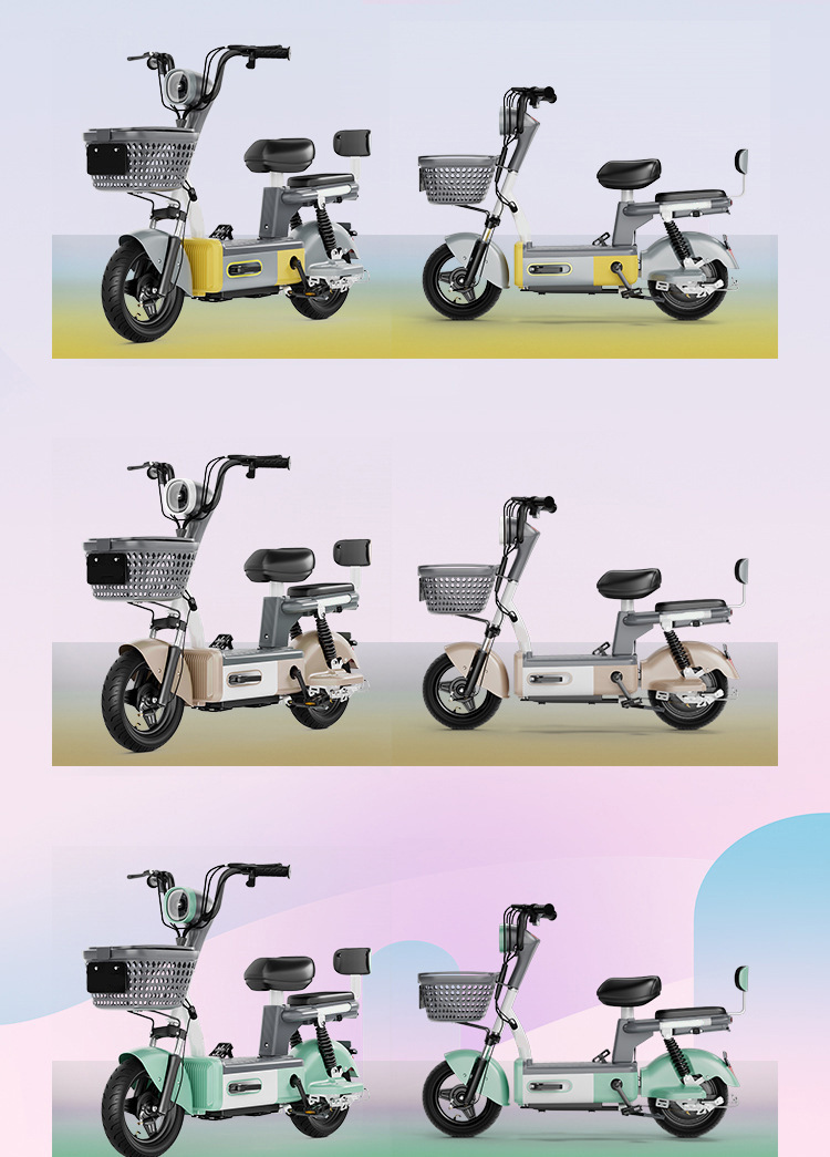 Small Electric Vehicle for Students, Convenient, Fast Charging, Anti-theft