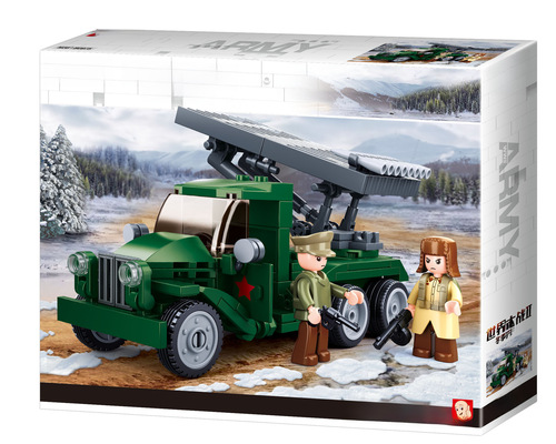 Small Lu Ban WWII Tank War Vehicle Aircraft Boy Educational Assembly Military Armor Car Building Block Toy 0975-81