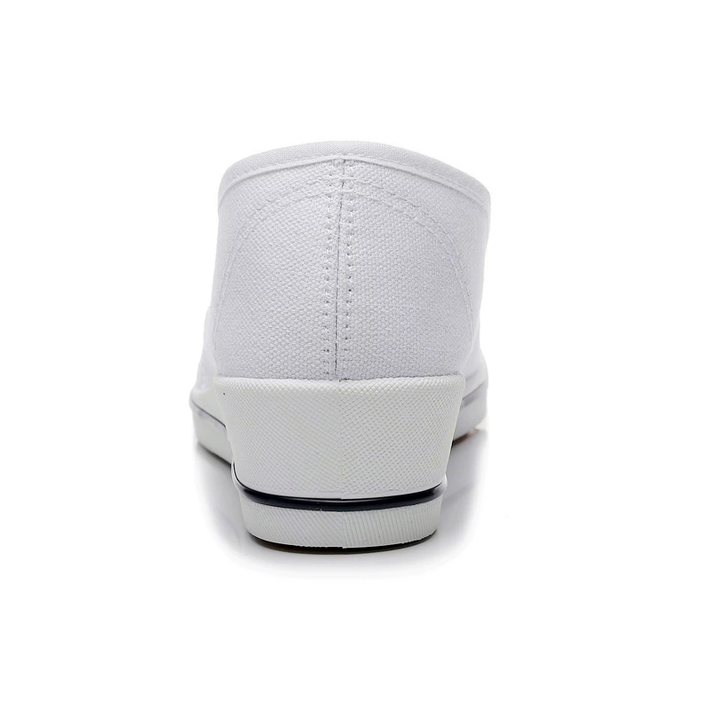 White black nurse uniform, cloth footwear, work white shoes, for beauty salons