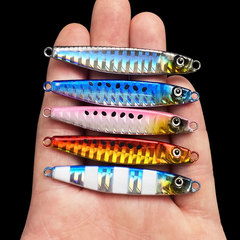 Baitcasting Long-range Lure S-shaped Iron Plate with 10g and 20g Lead Fish Iron Plates for Freshwater and Sea Fishing