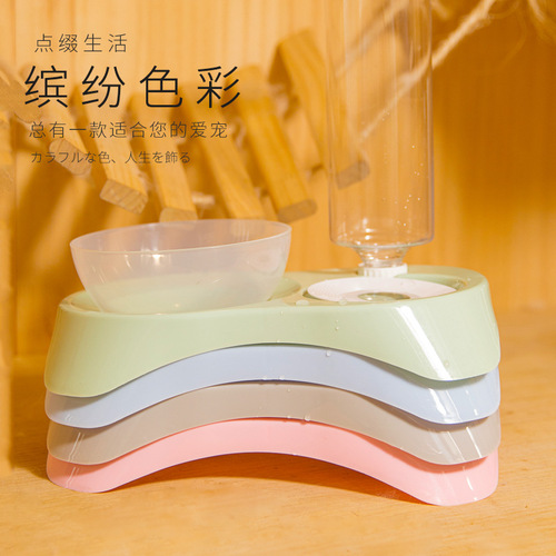 Pet automatic feeder convenient cat and dog large capacity waterer battery-operated pet supplies