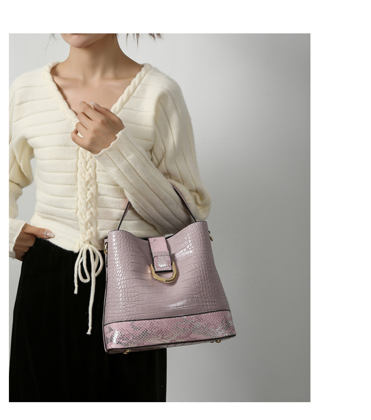 Women's Shoulder Bag And Crossbody Bucket Bag Set For Women_voghion.com
