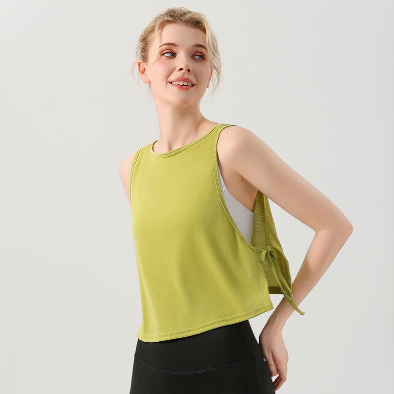 Airslulu Sleeveless Top for Women, Loose, Breathable, Quick-Drying Sports Cover-Up, Fitness T-Shirt, Yoga Wear, Vest Style