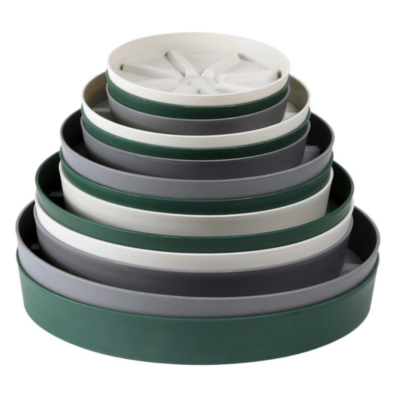 Домашнее Садоводство Цветочный горшок лоток утолщенный круглый пластиковый лоток для воды корневой контроль дышащие мясистые шасси производителей оптом