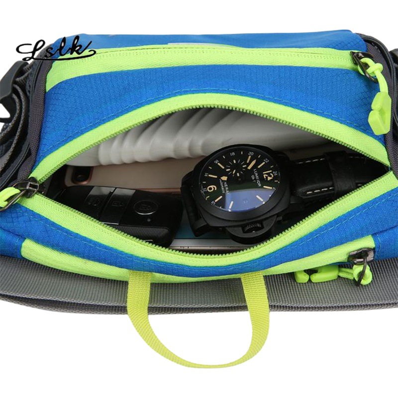 Waist Bag, Unisex, Sports Waist Bag, Casual Running Waist Bag, Multi-Functional Shoulder Crossbody Bag, Cycling Mountaineering Chest Bag