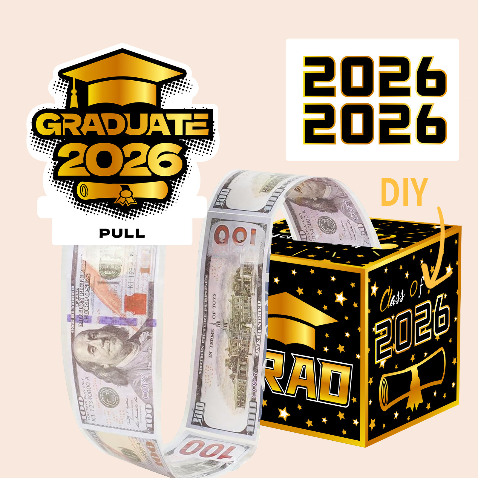 黑金毕业季diy款09（现货款）