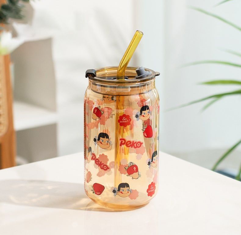 易拉罐吸管奶杯