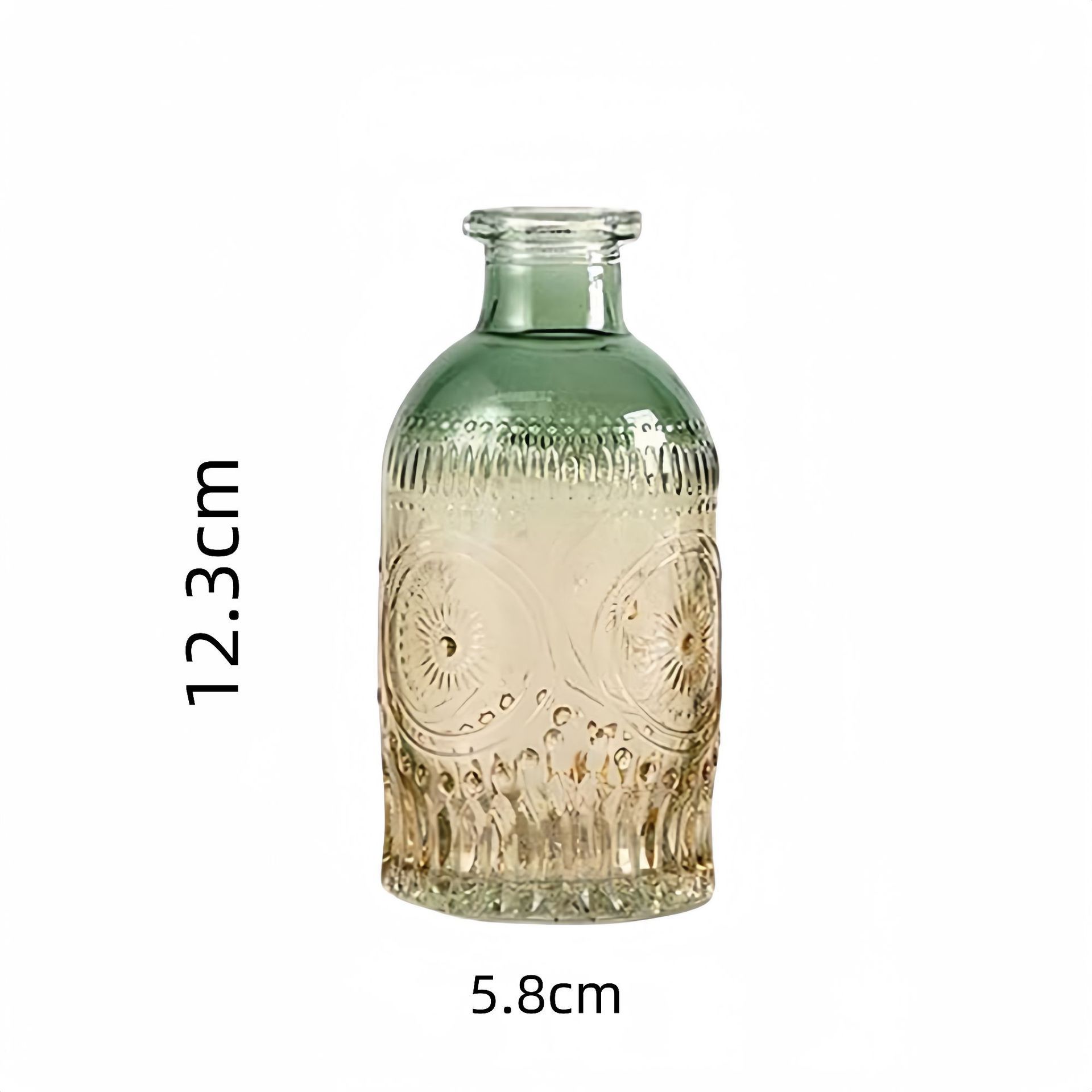 Amazon conjunto de vasijas de vidrio floral de alto nivel sentido retro mini vasijas en el viento de alta belleza adornos