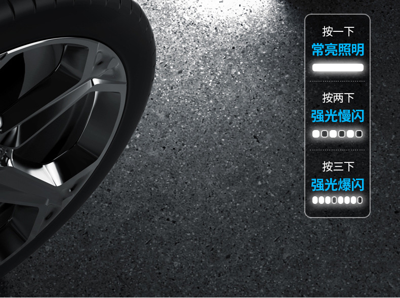 Cross-Border Car Air Pump, Portable Wireless Inflator, Automatic High-Pressure Inflator for Car Tires, Fast Inflating
