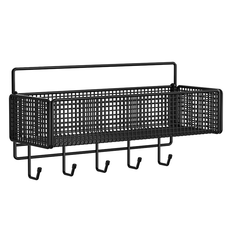 Bathroom Storage Rack, No-Drill Wall-Mounted Shelf for Bathroom, Kitchen, Toilet, Storage Rack for Washbasin, Thickened Wall-Mounted Basket