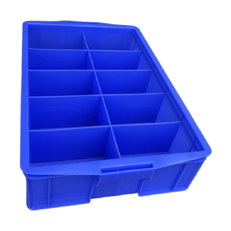 厂家现货PP塑胶分隔式零件盒 五金分类周转箱 物料分格塑料箱
