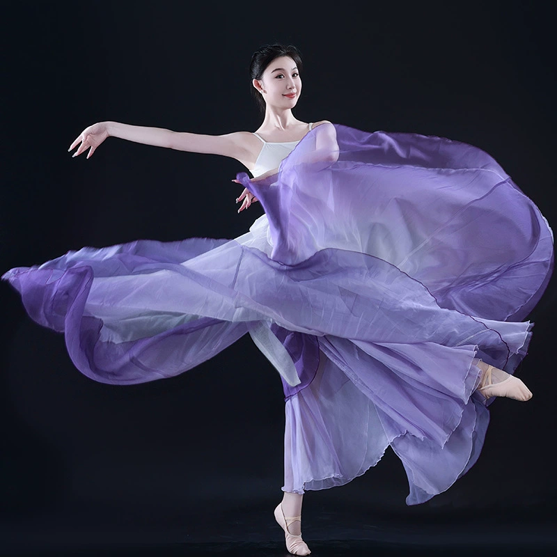 720 градусов негабаритная юбка классическая юбка для танцев в китайском стиле