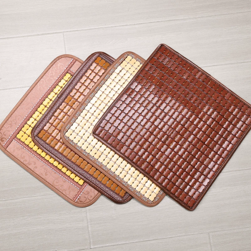 Охлаждающая подушка для сиденья, дышащая офисная подушка для длительного сидения, летняя автомобильная охлаждающая подушка, бамбуковая подушка для маджонга, летняя подушка для сиденья