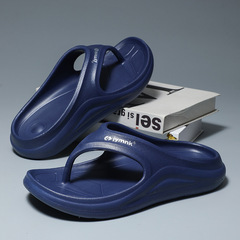 Men's Slides Summer Outdoor Herringbone Sandals New 2025 Non-slip Men's Toe Post Sandals Beach Sandals Men