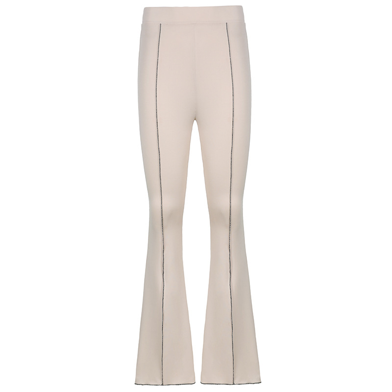 Pantalones Micro-La Anti-Car Drape Slim de cintura alta NSKAJ67270