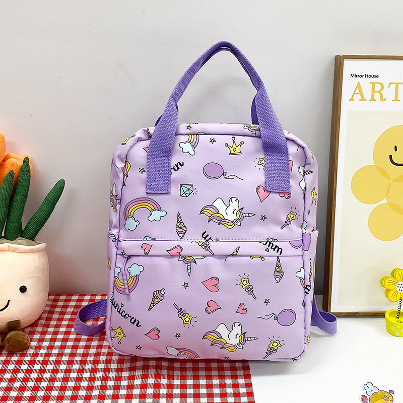 Nuevo lindo impreso kindergarten schoolbag 2023 temporada escolar tarjeta niños Escuela Primaria estudiante mochila portátil fábrica al por mayor