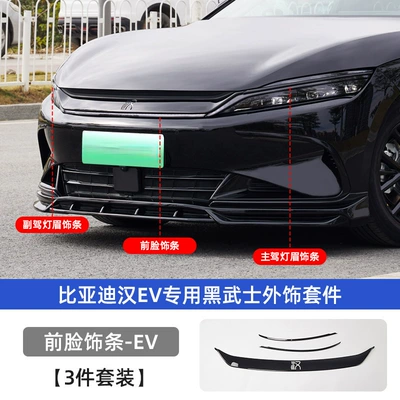 Automobile anti-insect net dmi Black Samurai Appearance Kit - model-20-25-han-black-warrior-appearance-kit-ev-front-face-trim