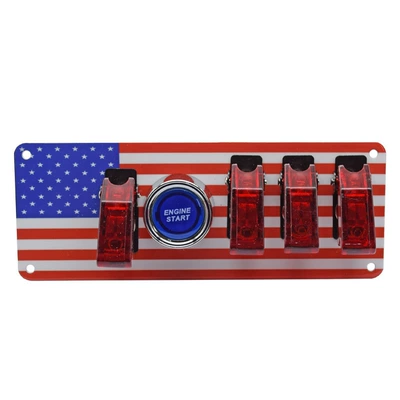 light panel, Power supply, ignition system accessories - 4-oclock-us-red-cover-blue-key-customized