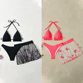 比基尼;连体泳衣;三件套泳装