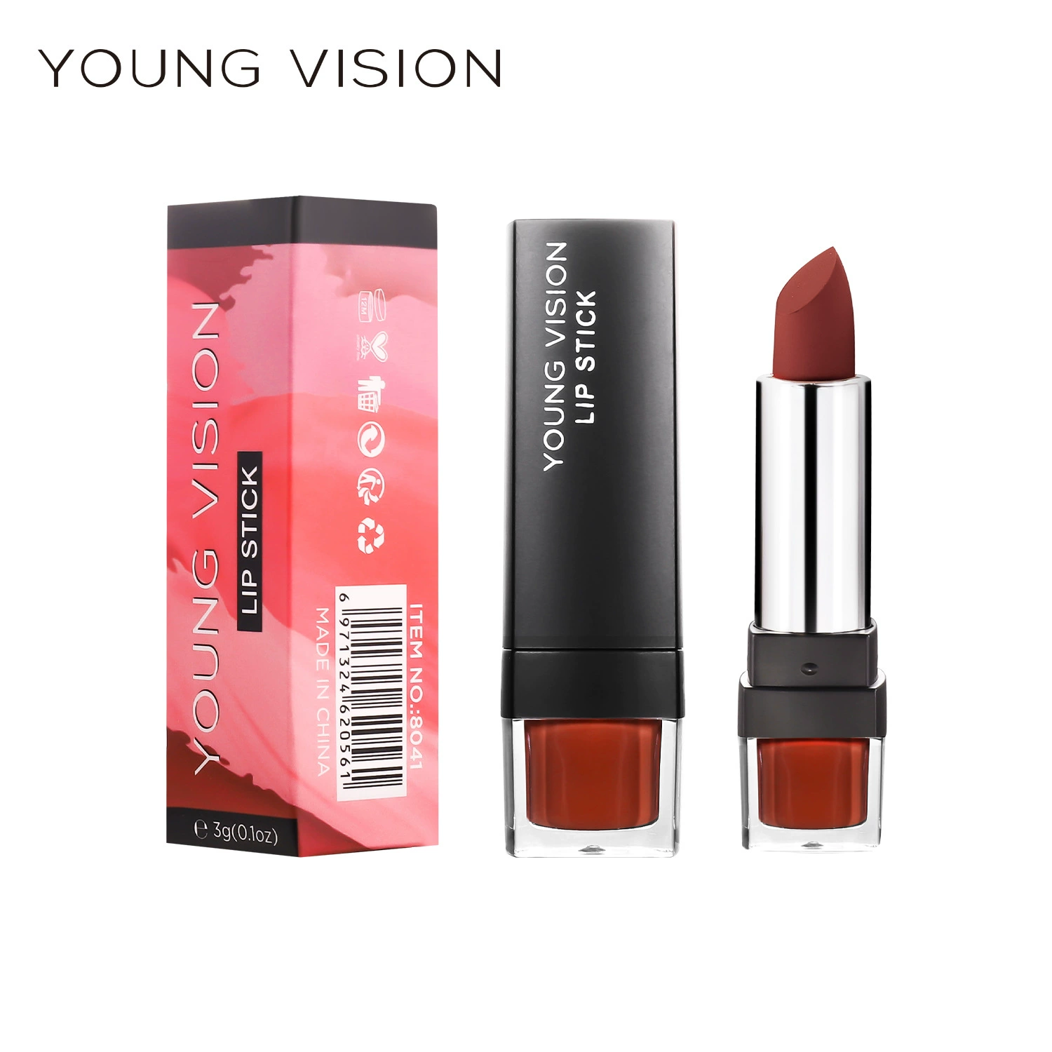 Матовая помада YOUNG VISION, праймер для макияжа, прозрачная тень, 12 цветов, (кросс-бордерная торговля)