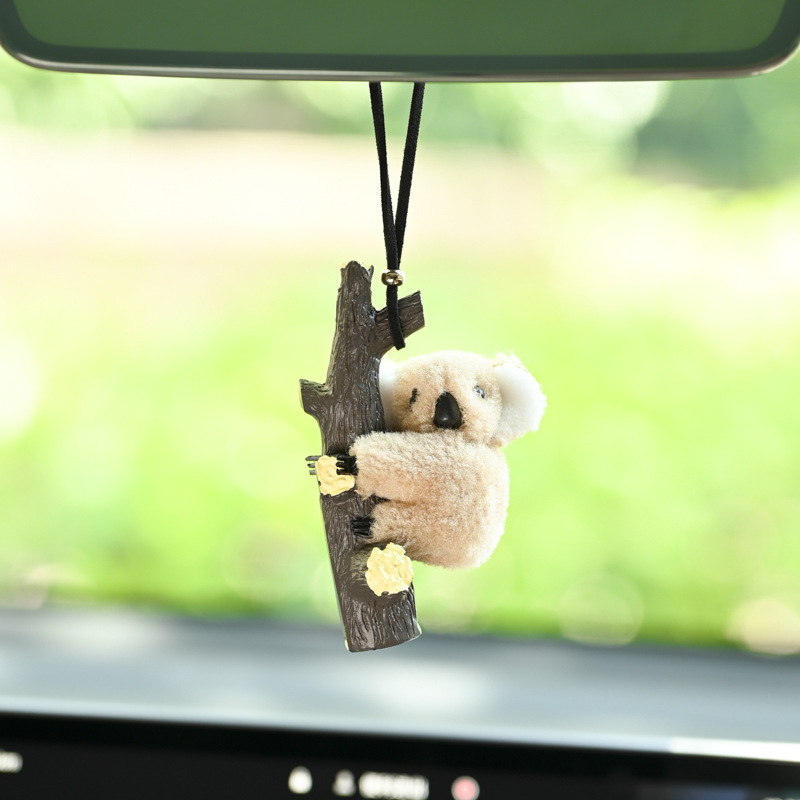 Espejo retrovisor de automóvil colgante de automóvil de alta calidad colgante de automóvil colgante de koala colgante de automóvil niñas adornos adornos lindos
