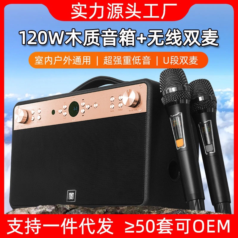 家庭KTV音响套装户外广场舞音箱卡拉OK唱歌一体机家用K歌蓝牙音箱