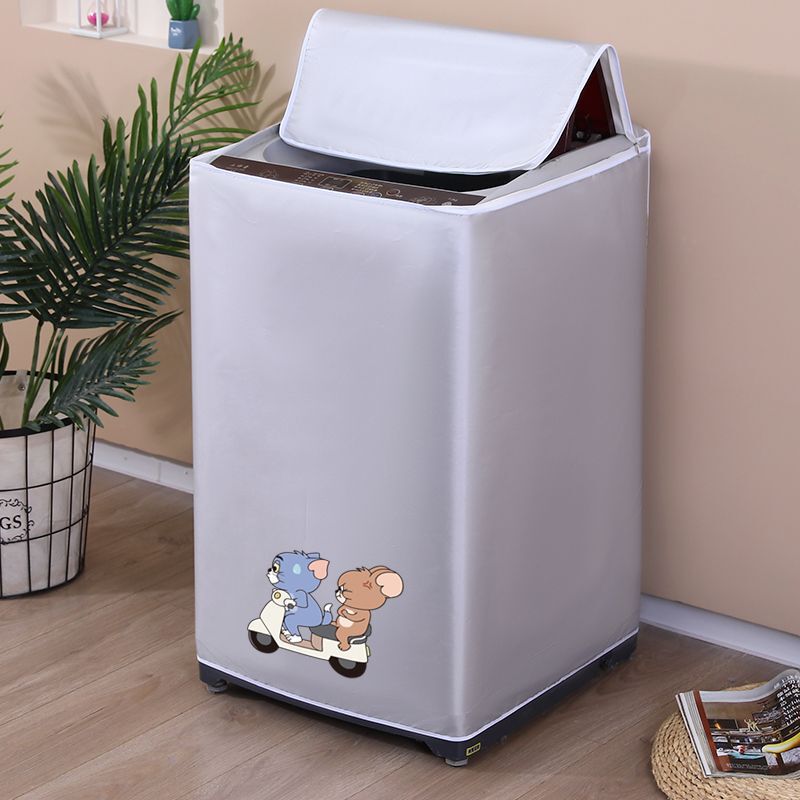 Washing Machine Cover Dust Cover Household Balcony Fully Automatic Pulsator Top Opening Little Swan Cover Waterproof and Sun Protection