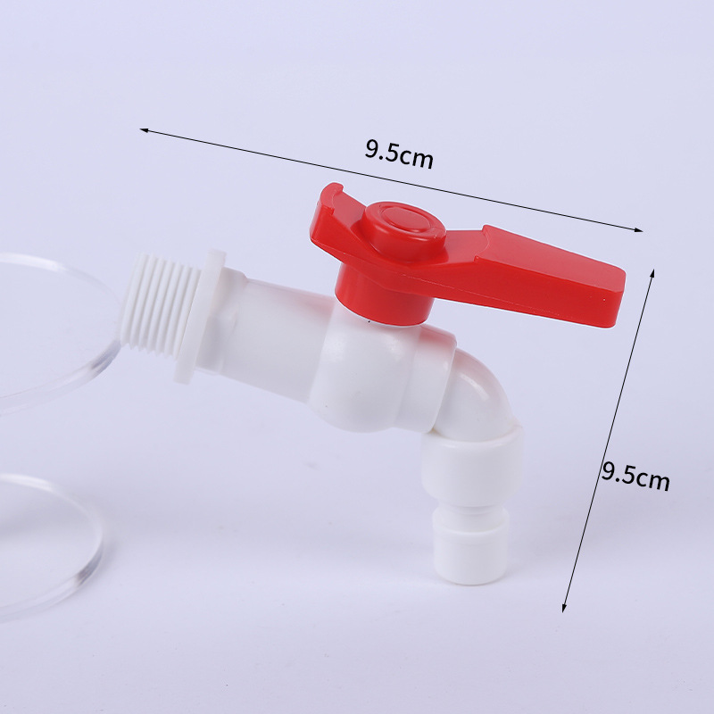 Grifo de gran flujo Grifo de núcleo de bola 4 puntos Fuente del fabricante de núcleo de bola de apertura rápida PVC grifo de plástico al por mayor