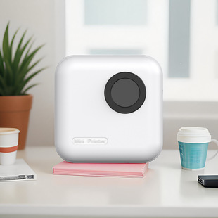 Cross-border mini thermal label printer household photo printer student wrong question printer