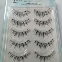 泰装超细透明梗假眼睫毛A17A18A39单线水晶梗自然睫毛梗燕尾